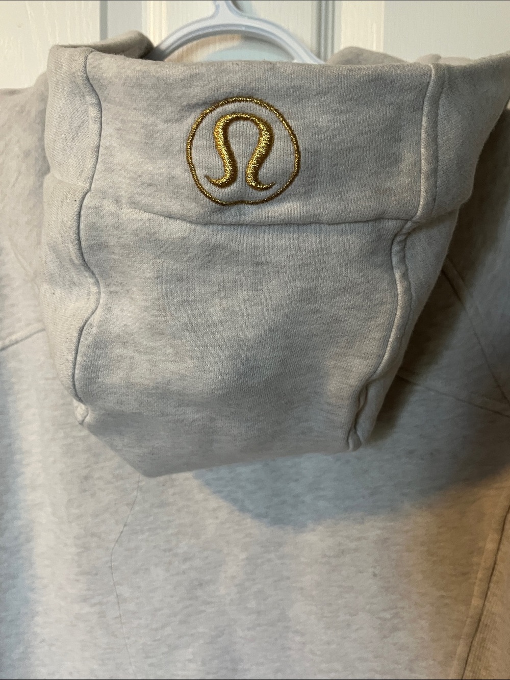 lululemon athletica Light Gray Zip-Up Bomber Hoodie - Picture 3 of 5